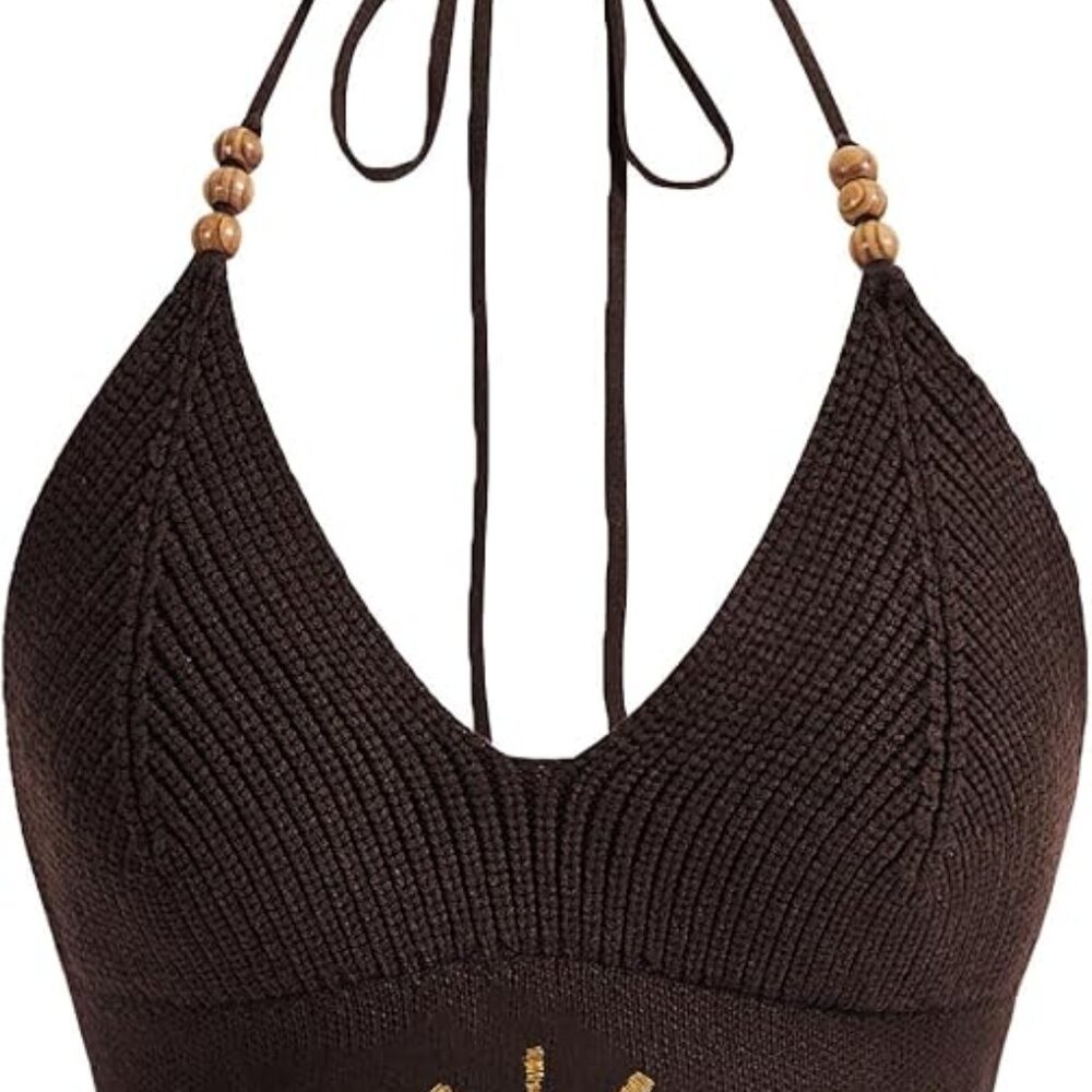 Women's Crop Halter Top - Picture 5 of 5